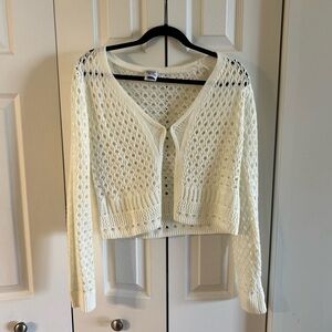 Elegant Princess Polly Cream Knit Sweater